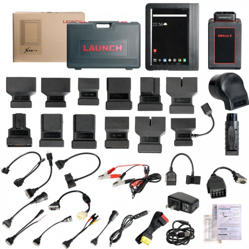 Launch X431 PRO3 Launch X431 V+ 10.1inch Tablet Global Version with HD3 Ultimate Heavy Duty Adapter 