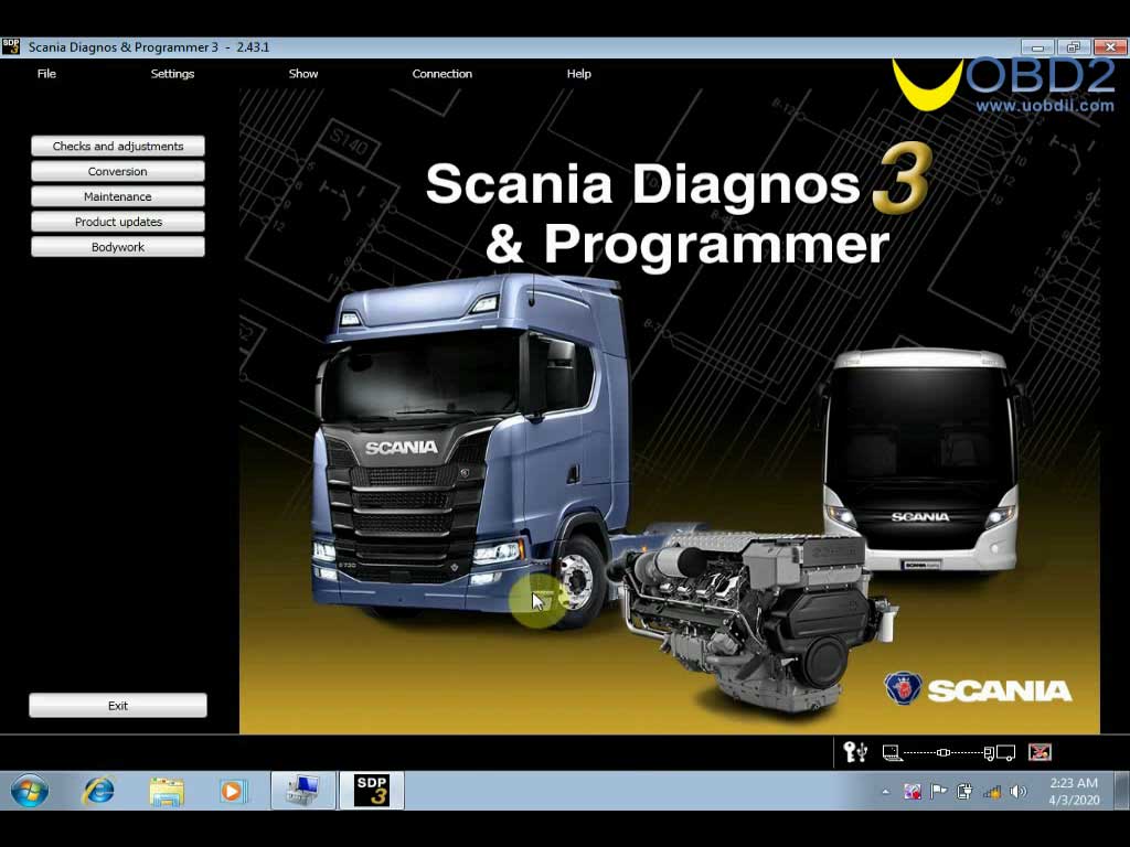 Scania VCI3 SDP3 V2.43