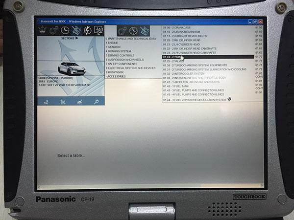 MDVCI Maserati Detector Software